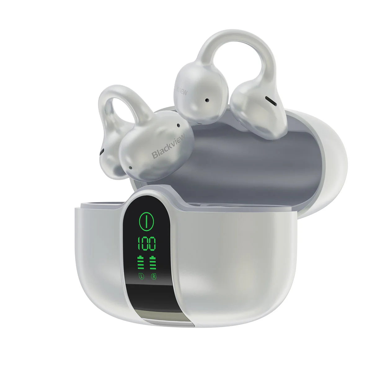 Blackview AirBuds 15 - Écouteurs OWS à clipser avec écran LED étanche IPX5 et Bluetooth 6.0 - Image 10