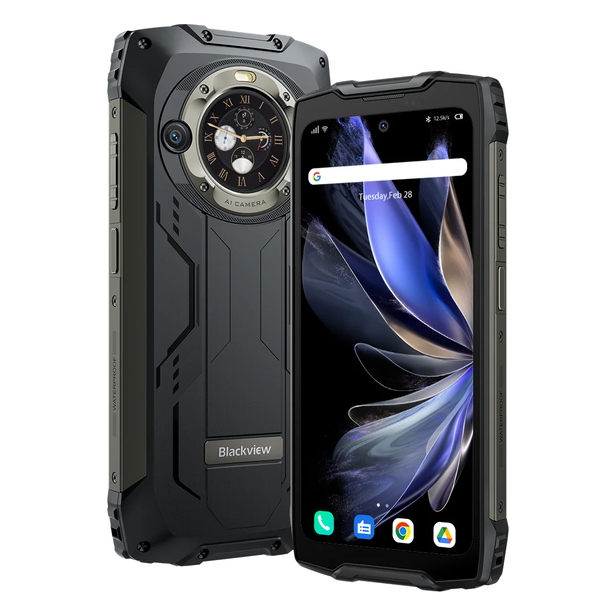 Blackview BV9300 Pro - Écran principal de 6,7 pouces et écran secondaire rond de 1,3 pouces Lampe de poche 100LM intégrée 8/12 Go + 256 Go 15080 mAh 4G Smartphone robuste - Image 12