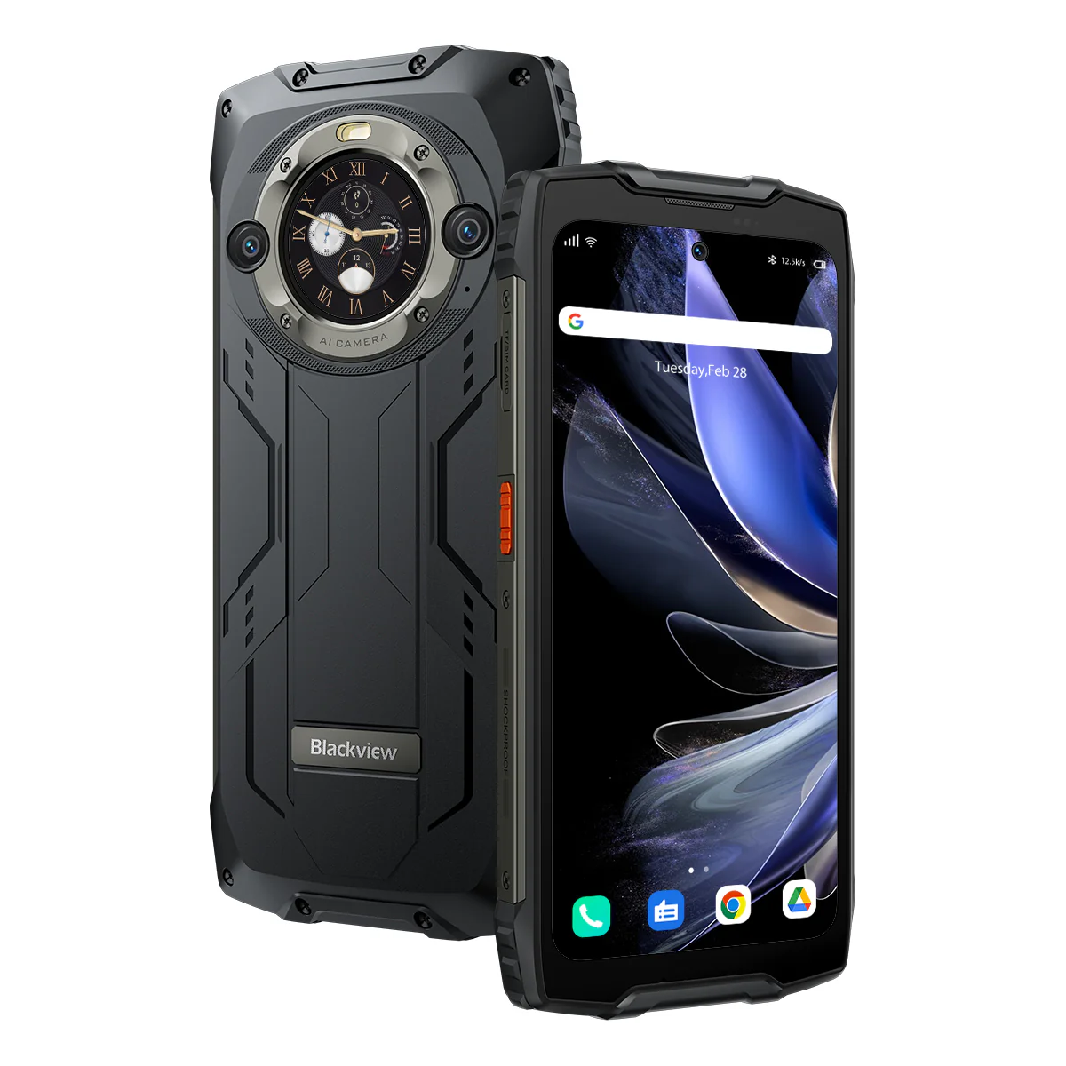 Blackview BV9300 Pro - Écran principal de 6,7 pouces et écran secondaire rond de 1,3 pouces Lampe de poche 100LM intégrée 8/12 Go + 256 Go 15080 mAh 4G Smartphone robuste - Image 13