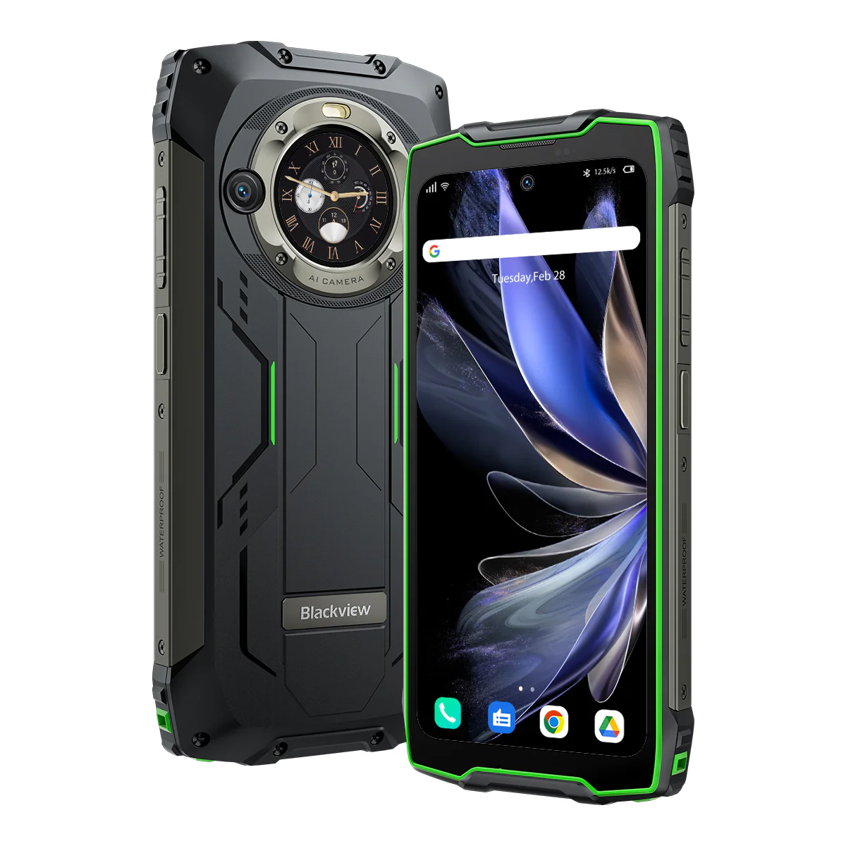 Blackview BV9300 Pro - Écran principal de 6,7 pouces et écran secondaire rond de 1,3 pouces Lampe de poche 100LM intégrée 8/12 Go + 256 Go 15080 mAh 4G Smartphone robuste - Image 19