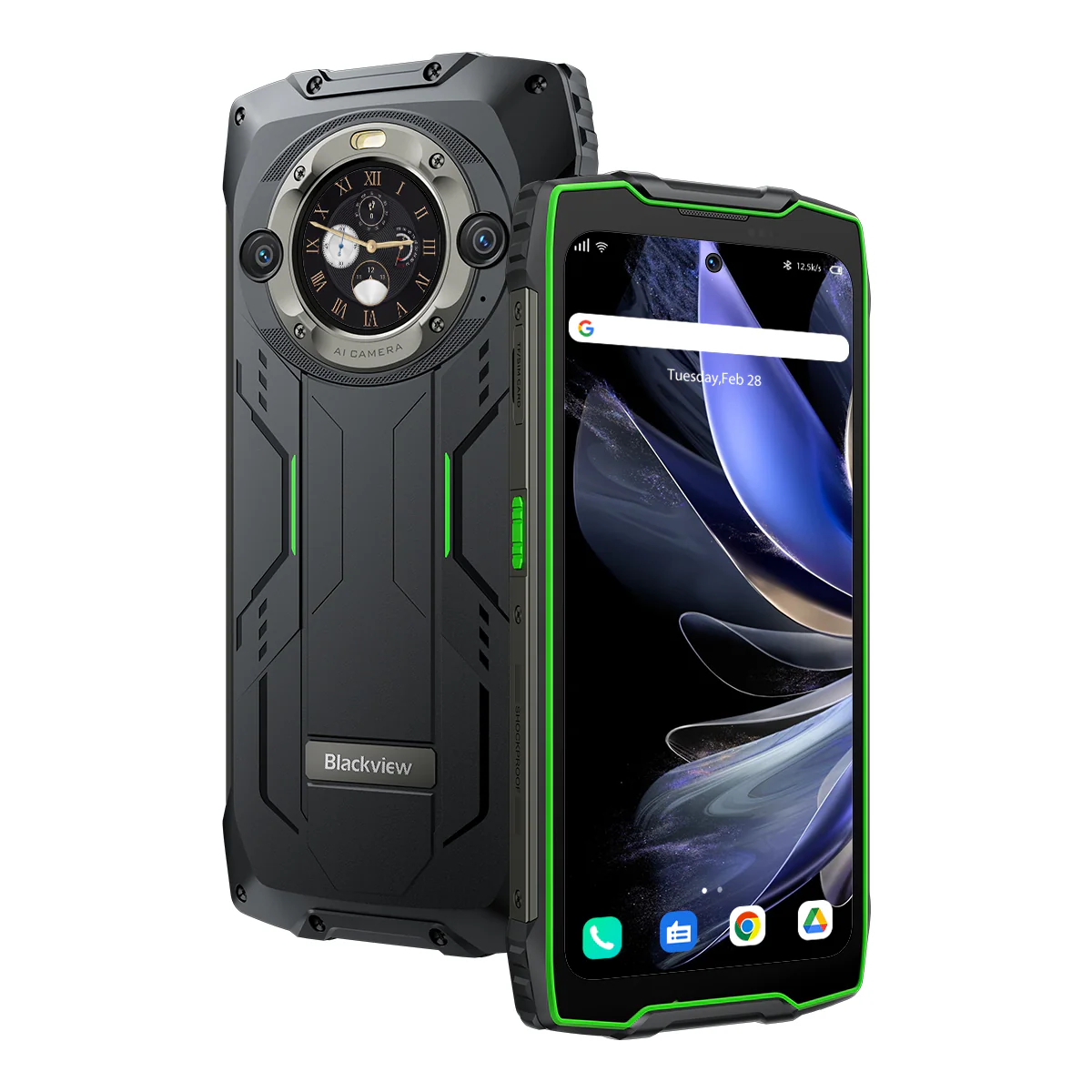 Blackview BV9300 Pro - Écran principal de 6,7 pouces et écran secondaire rond de 1,3 pouces Lampe de poche 100LM intégrée 8/12 Go + 256 Go 15080 mAh 4G Smartphone robuste - Image 20