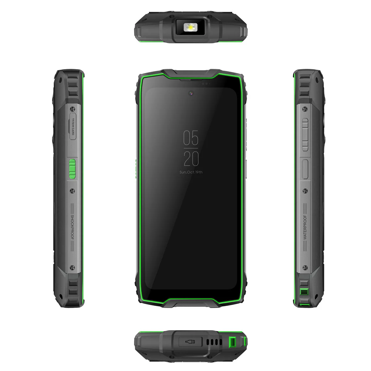 Blackview BV9300 Pro - Écran principal de 6,7 pouces et écran secondaire rond de 1,3 pouces Lampe de poche 100LM intégrée 8/12 Go + 256 Go 15080 mAh 4G Smartphone robuste - Image 21