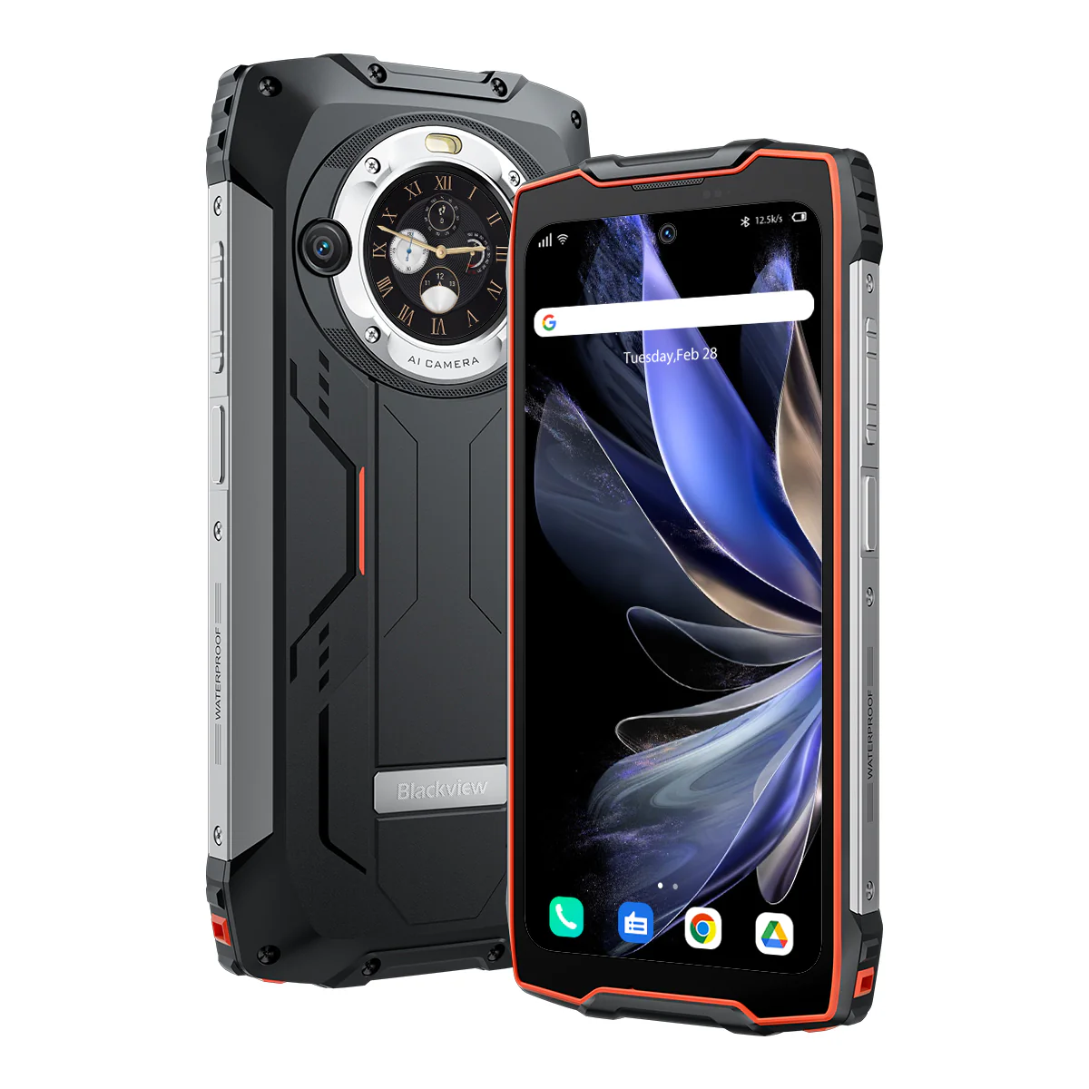 Blackview BV9300 Pro - Écran principal de 6,7 pouces et écran secondaire rond de 1,3 pouces Lampe de poche 100LM intégrée 8/12 Go + 256 Go 15080 mAh 4G Smartphone robuste - Image 5