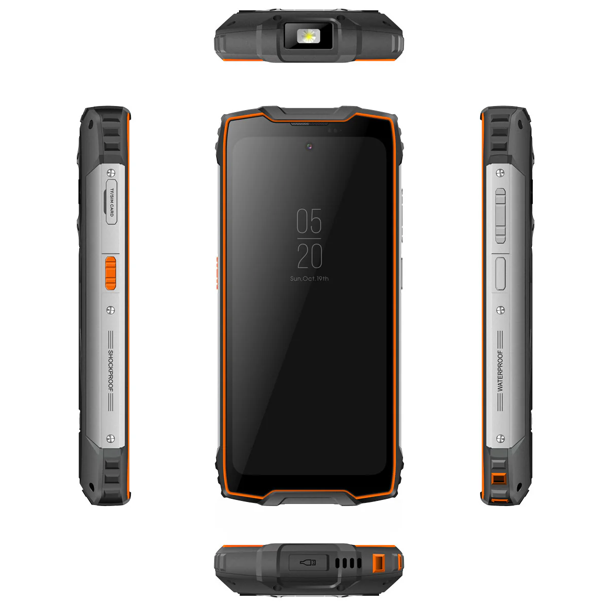 Blackview BV9300 Pro - Écran principal de 6,7 pouces et écran secondaire rond de 1,3 pouces Lampe de poche 100LM intégrée 8/12 Go + 256 Go 15080 mAh 4G Smartphone robuste - Image 7