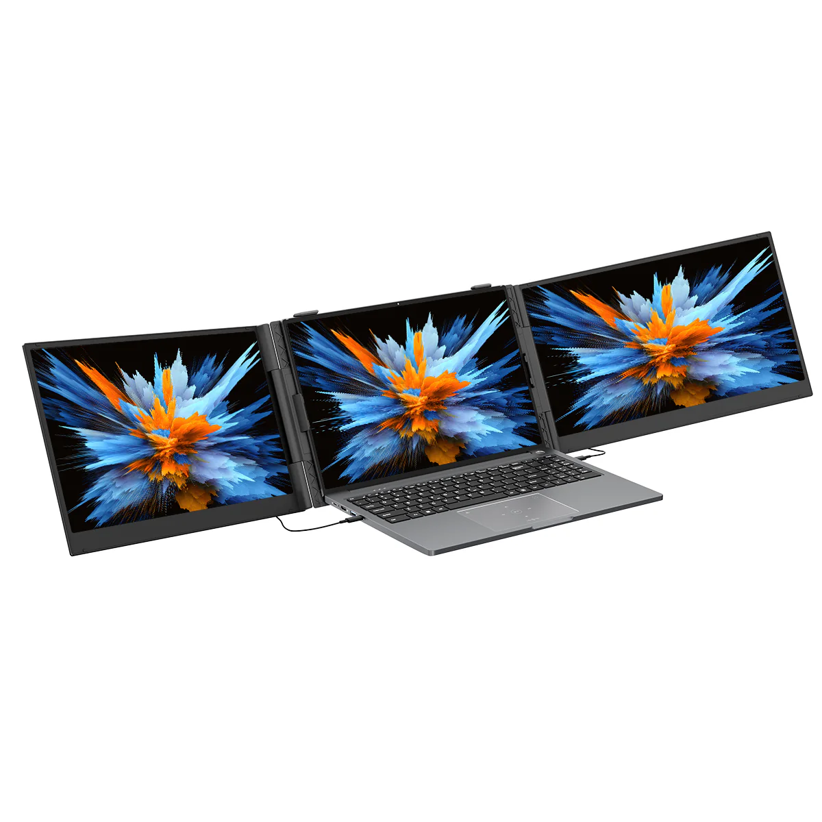 Blackview DCM6 – Double Moniteur Portable 14" pour Ordinateur Portable – Extension d’Écran avec Haut-Parleurs Intégrés - Image 3