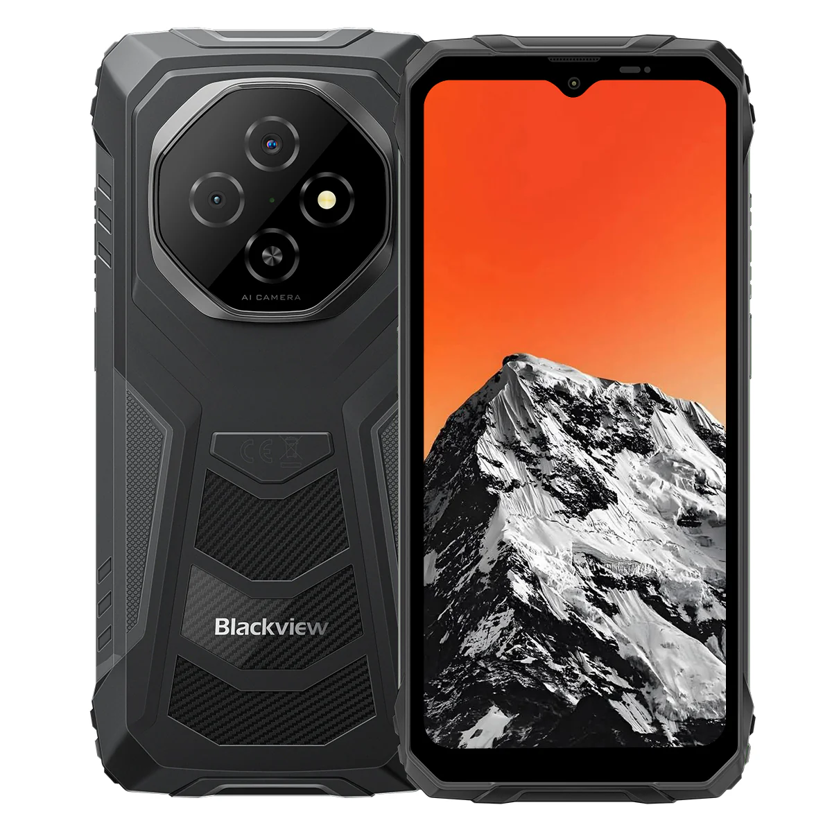 Blackview Fort 1 – Téléphone Portable Robuste 4G avec Écran Intelligent IA 6,56" 90 Hz – Processeur Unisoc Tiger T615 – Batterie 10 000 mAh - Image 8