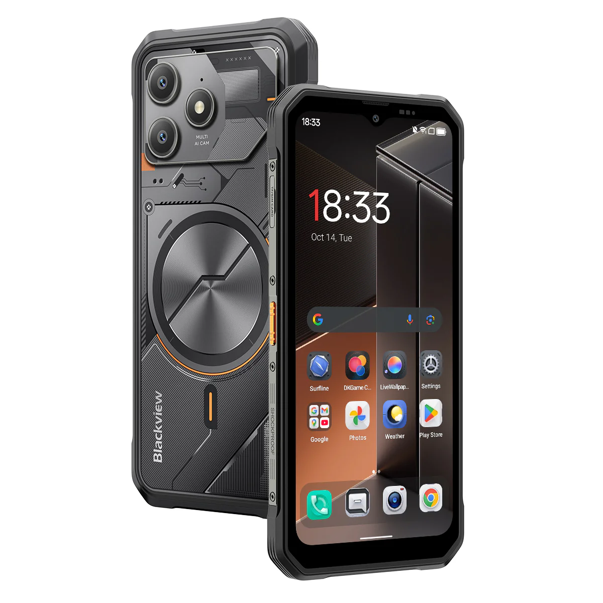 Blackview FORT 100 - Smartphone Rugged 4G Ultra-Fin 6,56" – MediaTek Helio G81 Octa-Core, 8+128 Go, Batterie 5000 mAh, Double Caméra 16+13 MP - Image 16
