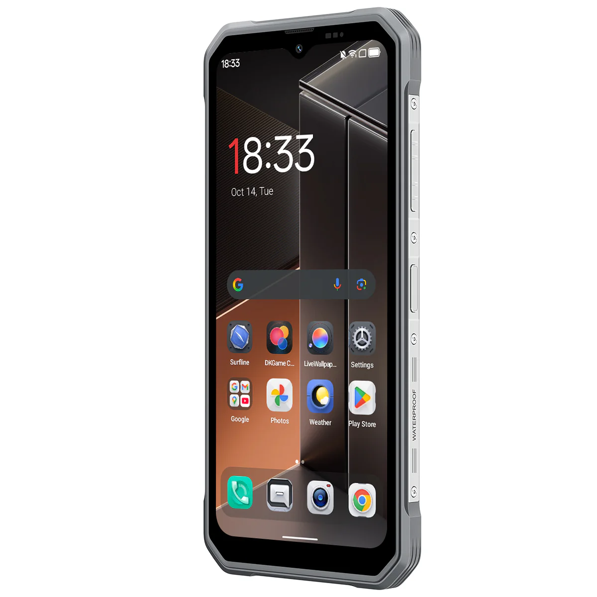 Blackview FORT 100 - Smartphone Rugged 4G Ultra-Fin 6,56" – MediaTek Helio G81 Octa-Core, 8+128 Go, Batterie 5000 mAh, Double Caméra 16+13 MP - Image 4
