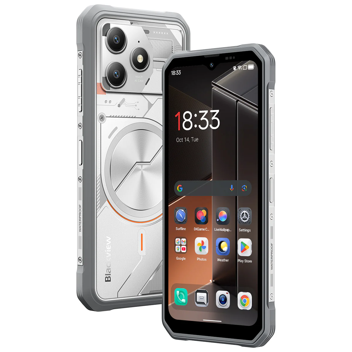Blackview FORT 100 - Smartphone Rugged 4G Ultra-Fin 6,56" – MediaTek Helio G81 Octa-Core, 8+128 Go, Batterie 5000 mAh, Double Caméra 16+13 MP - Image 8
