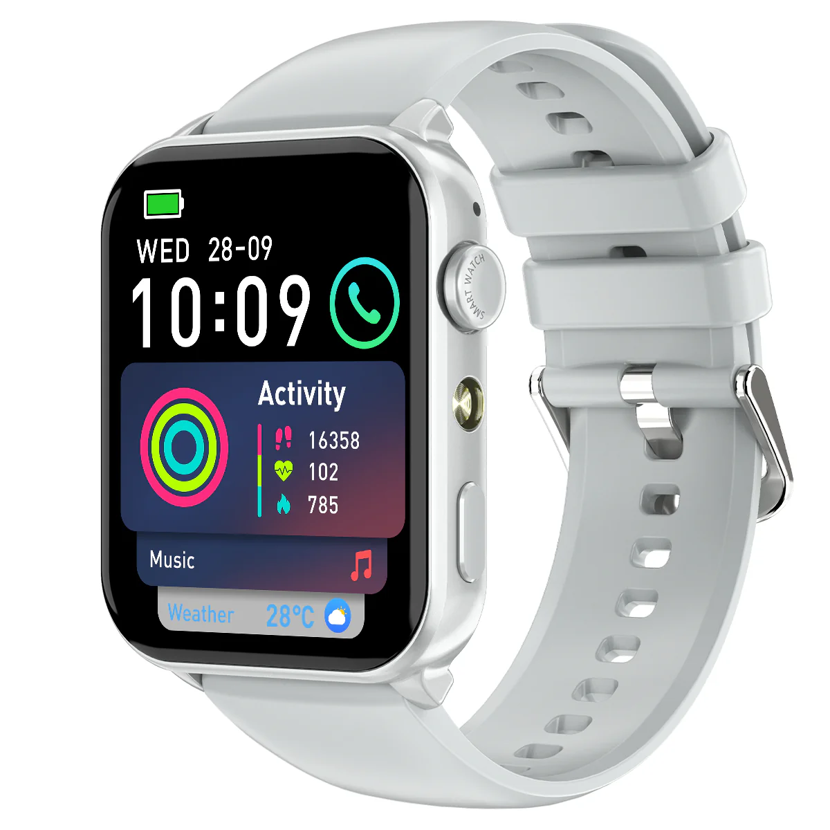 Blackview R30 Max - Blackview R30 Max – Montre Connectée Fitness avec Lampe Torche LED – Écran 1,91" - Image 3