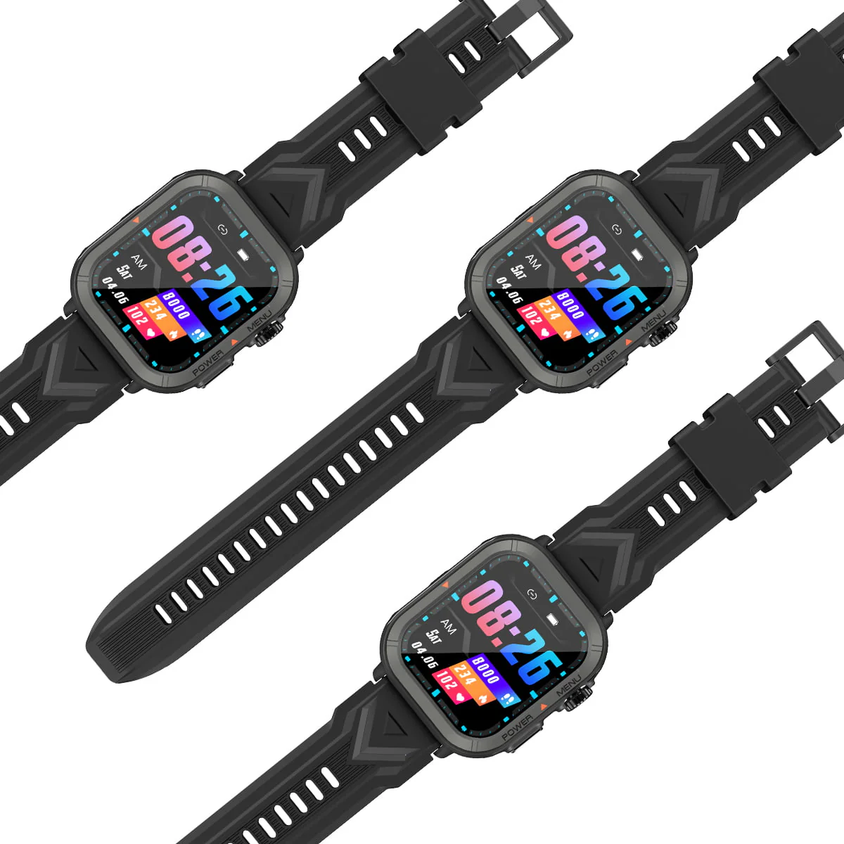 Blackview W30 - Montre intelligente Cool Sports & Fitness, résistante à l'eau de 10 mètres - Image 4