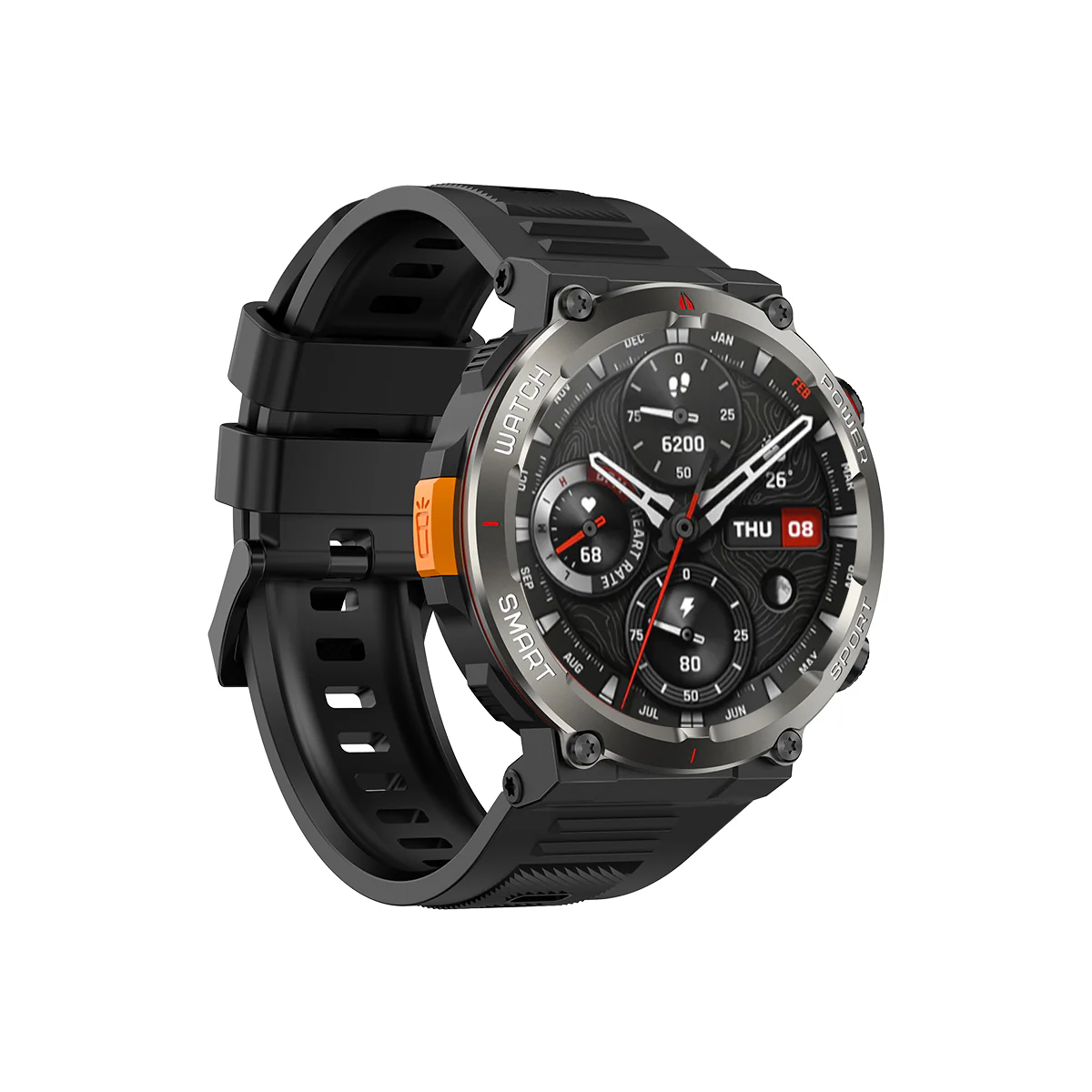 Blackview W50 Pro – Montre Connectée Robuste IP68 avec Lampe Torche LED – Écran 1,45" - Image 3