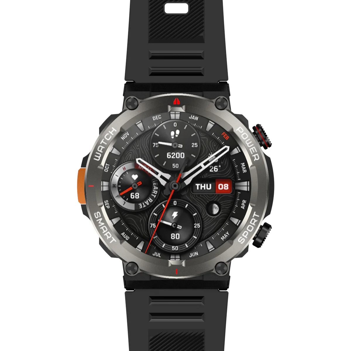 Blackview W50 Pro – Montre Connectée Robuste IP68 avec Lampe Torche LED – Écran 1,45" - Image 4