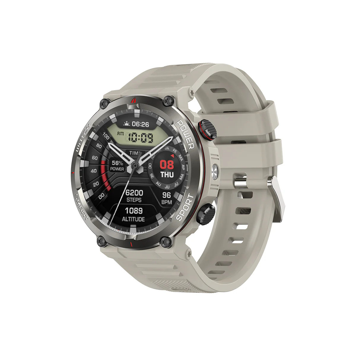 Blackview W50 Pro – Montre Connectée Robuste IP68 avec Lampe Torche LED – Écran 1,45" - Image 9