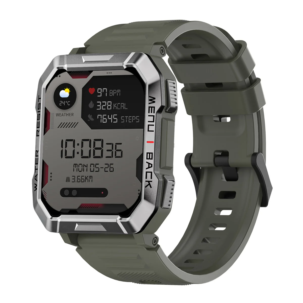 Blackview W60 – Montre Connectée Outdoor avec Boussole – Écran 2,01" – Lampe Torche LED – Batterie 900 mAh - Image 14