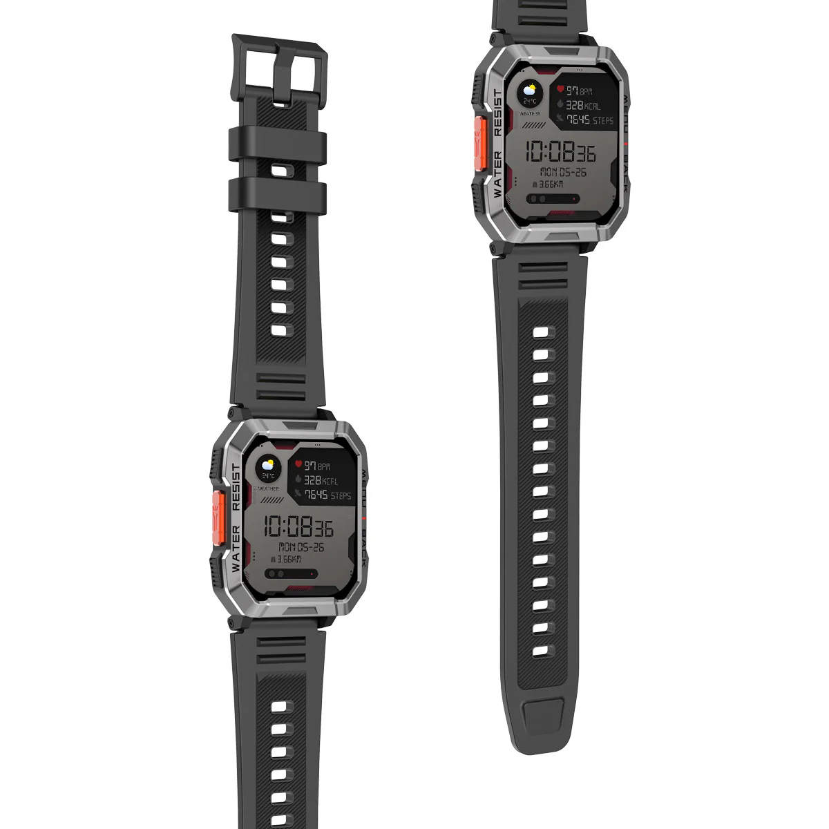 Blackview W60 – Montre Connectée Outdoor avec Boussole – Écran 2,01" – Lampe Torche LED – Batterie 900 mAh - Image 6