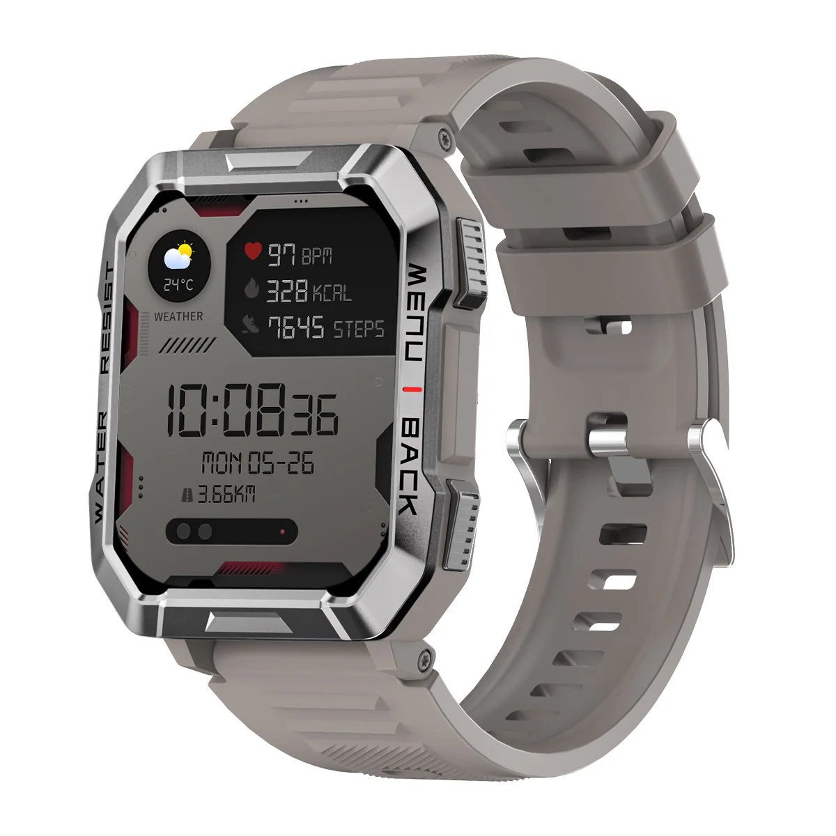 Blackview W60 – Montre Connectée Outdoor avec Boussole – Écran 2,01" – Lampe Torche LED – Batterie 900 mAh - Image 7