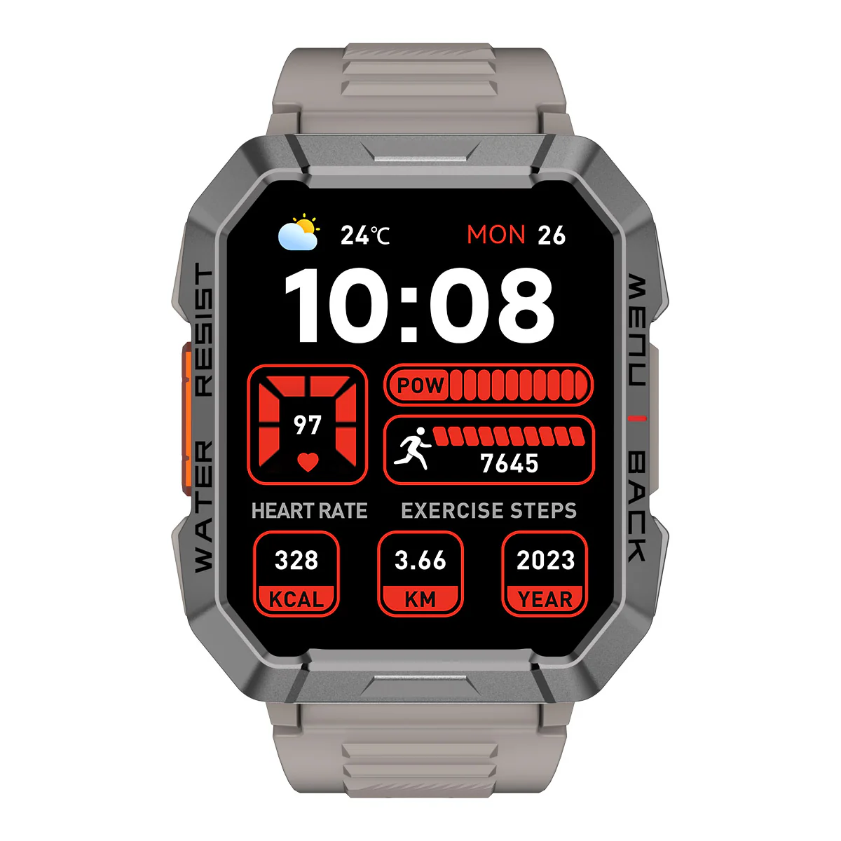 Blackview W60 – Montre Connectée Outdoor avec Boussole – Écran 2,01" – Lampe Torche LED – Batterie 900 mAh - Image 8