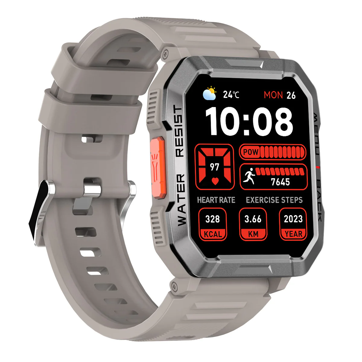 Blackview W60 – Montre Connectée Outdoor avec Boussole – Écran 2,01" – Lampe Torche LED – Batterie 900 mAh - Image 9