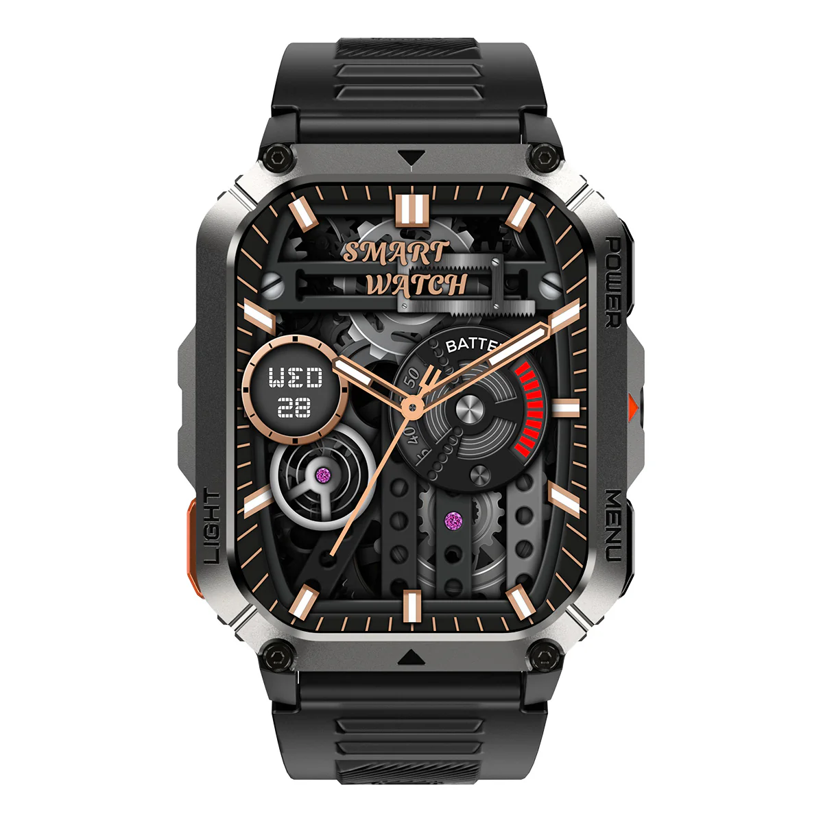 Blackview W70 Pro – Montre Connectée Outdoor avec Lampe Torche LED – Écran 2,01" – Batterie 900 mAh - Image 4