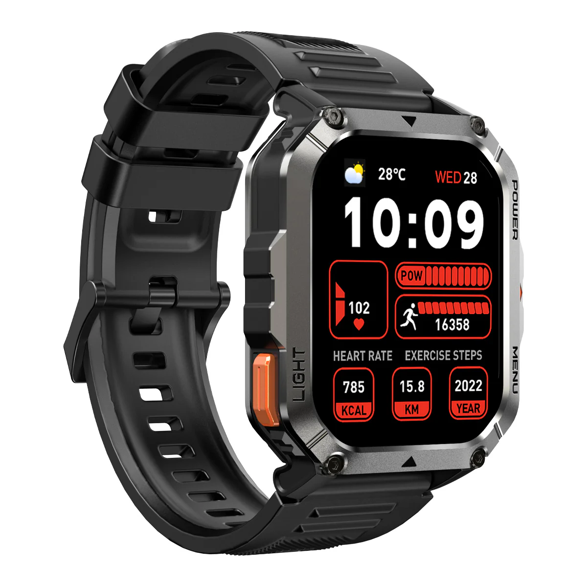 Blackview W70 Pro – Montre Connectée Outdoor avec Lampe Torche LED – Écran 2,01" – Batterie 900 mAh - Image 5