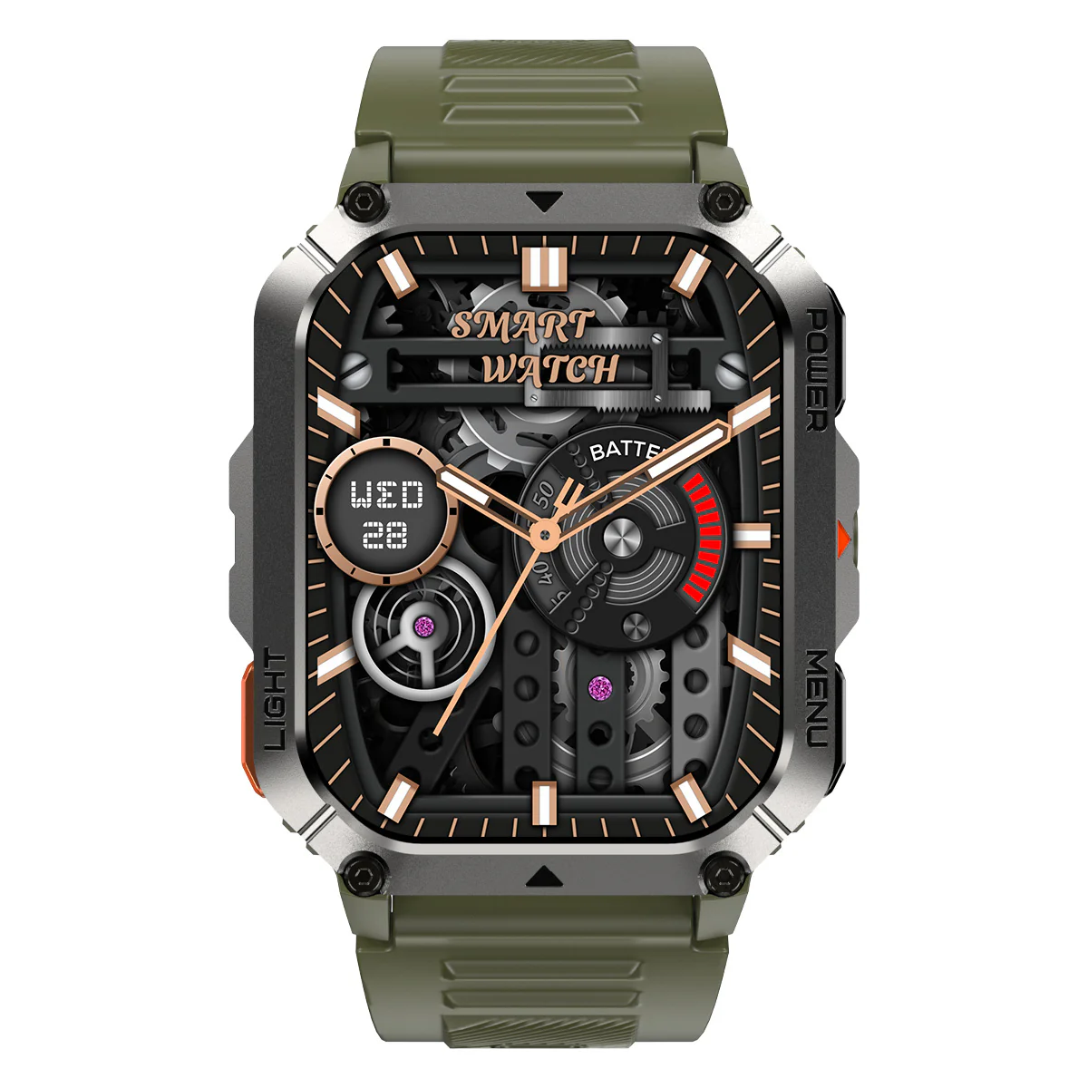 Blackview W70 Pro – Montre Connectée Outdoor avec Lampe Torche LED – Écran 2,01" – Batterie 900 mAh - Image 9