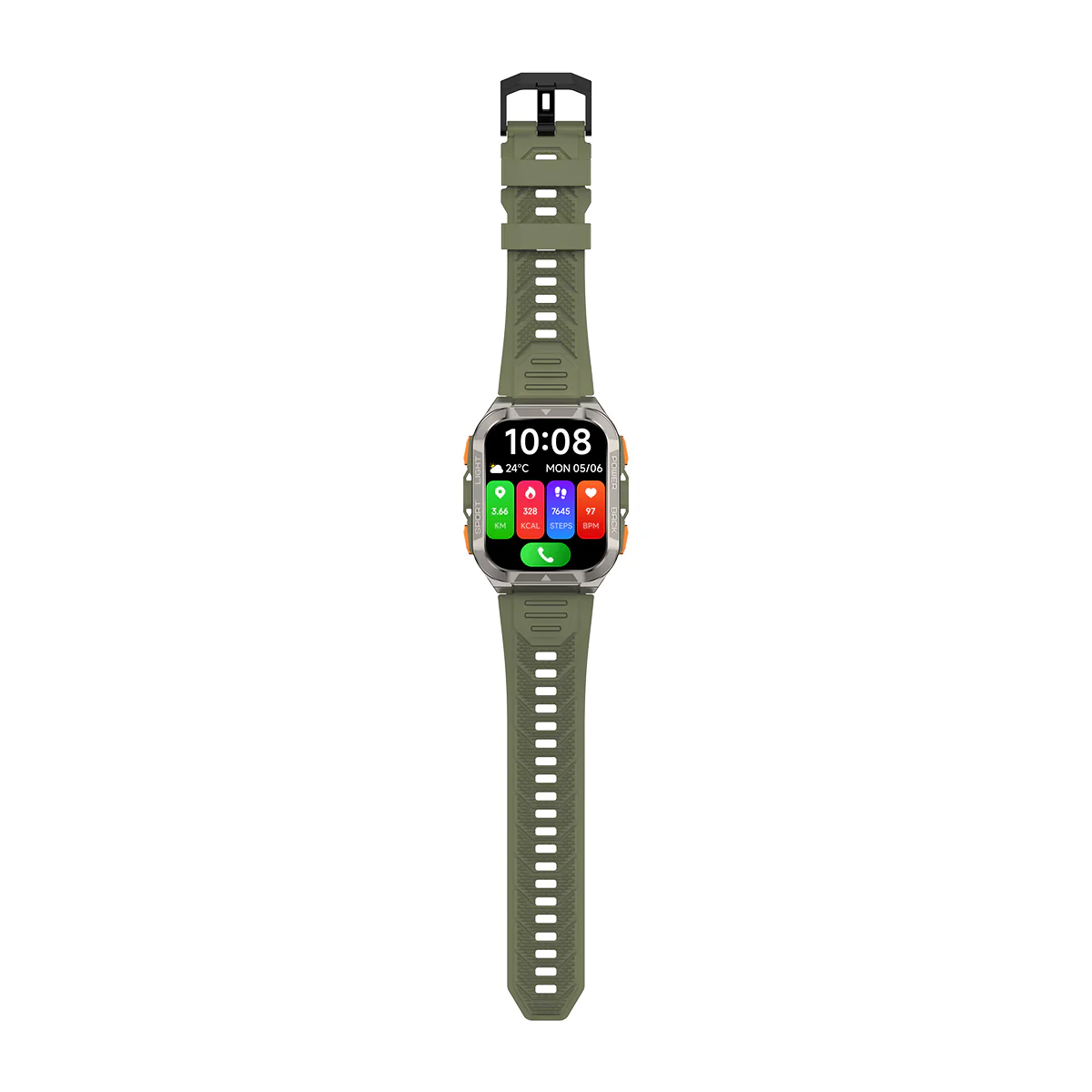 Blackview W80 Pro – Montre Connectée GPS Outdoor – Écran 1,91" – Batterie 900 mAh – Lampe Torche LED Intégrée - Image 14