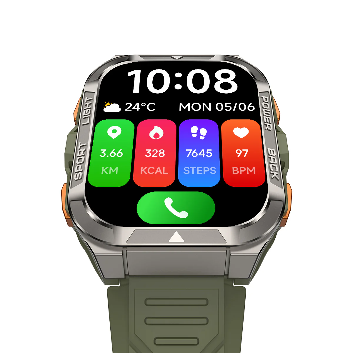 Blackview W80 Pro – Montre Connectée GPS Outdoor – Écran 1,91" – Batterie 900 mAh – Lampe Torche LED Intégrée - Image 17