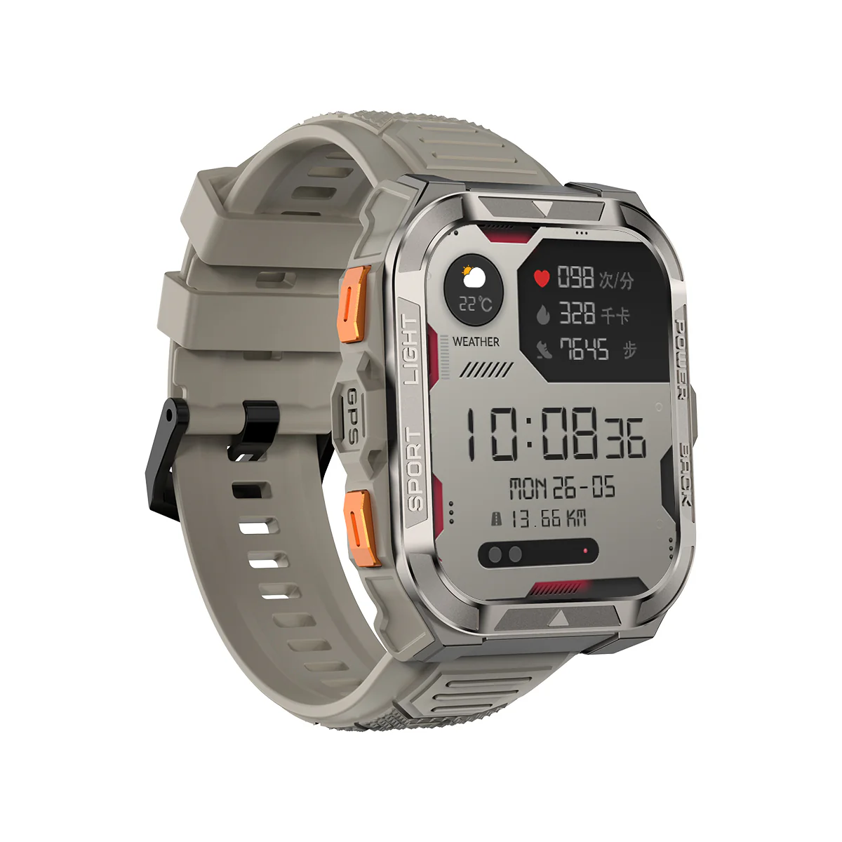 Blackview W80 Pro – Montre Connectée GPS Outdoor – Écran 1,91" – Batterie 900 mAh – Lampe Torche LED Intégrée - Image 20