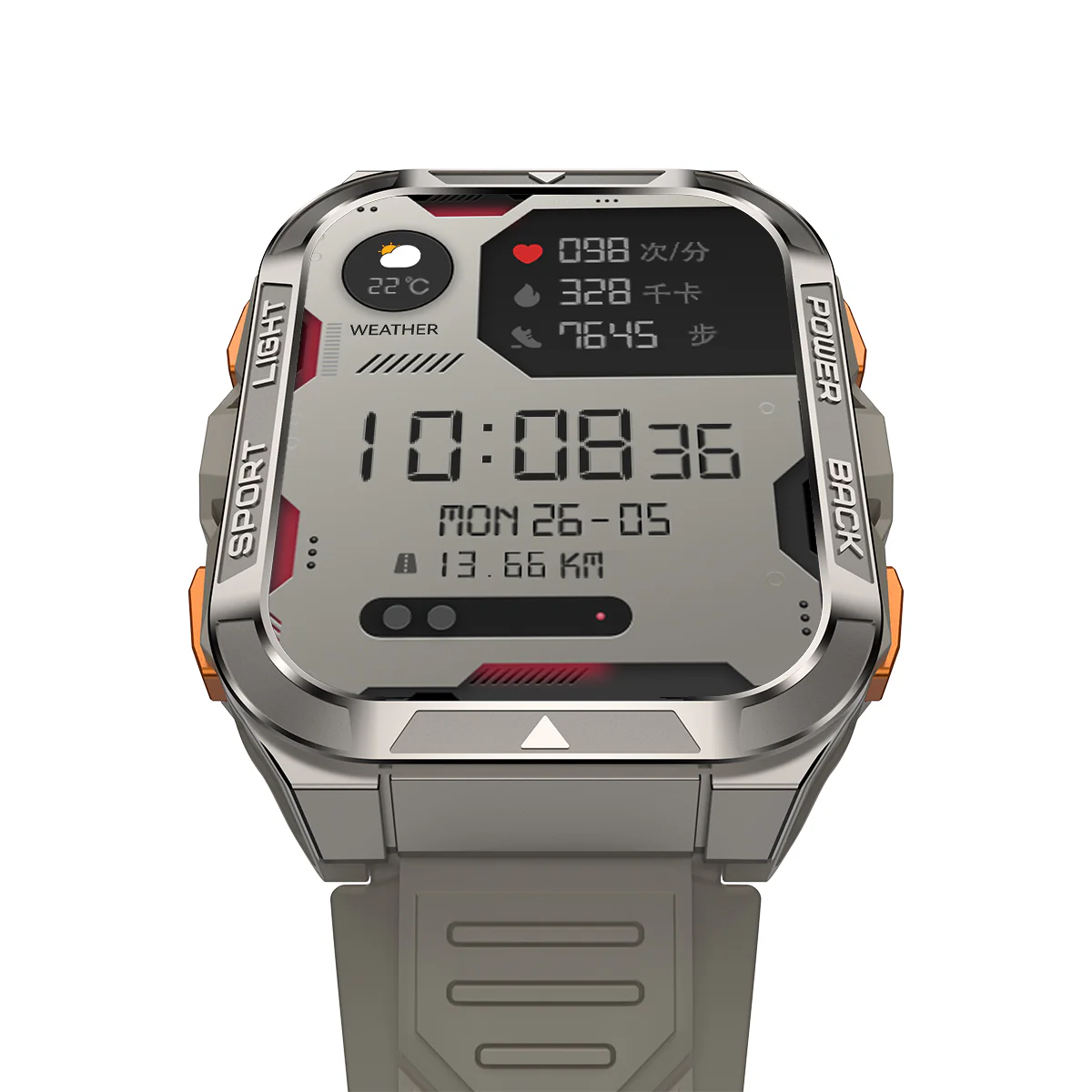 Blackview W80 Pro – Montre Connectée GPS Outdoor – Écran 1,91" – Batterie 900 mAh – Lampe Torche LED Intégrée - Image 21