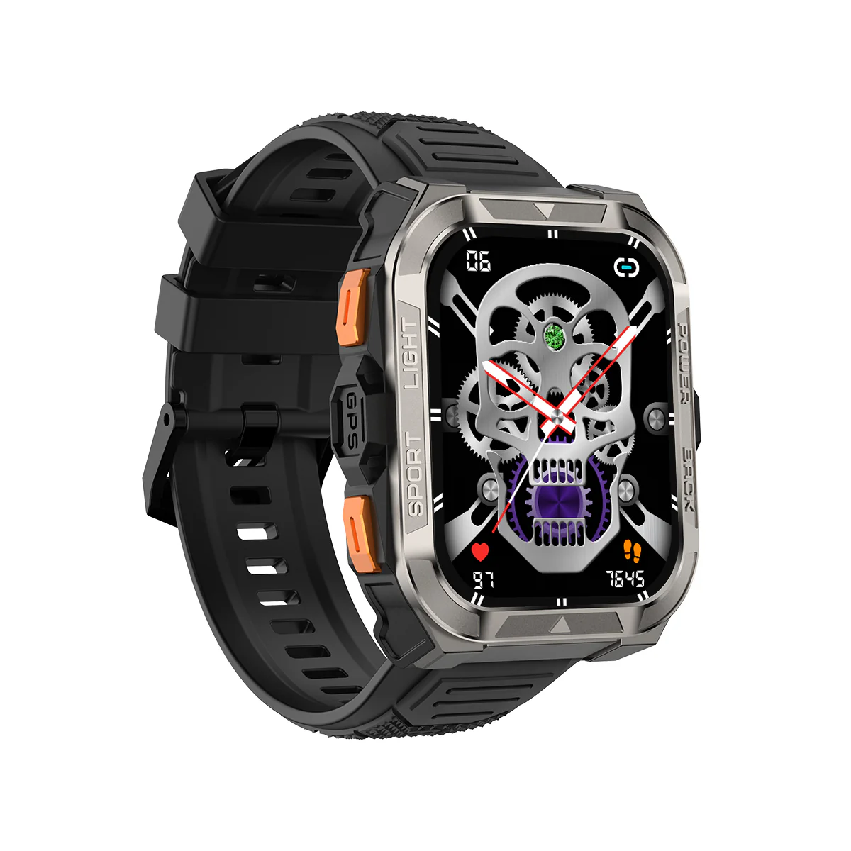 Blackview W80 Pro – Montre Connectée GPS Outdoor – Écran 1,91" – Batterie 900 mAh – Lampe Torche LED Intégrée - Image 5