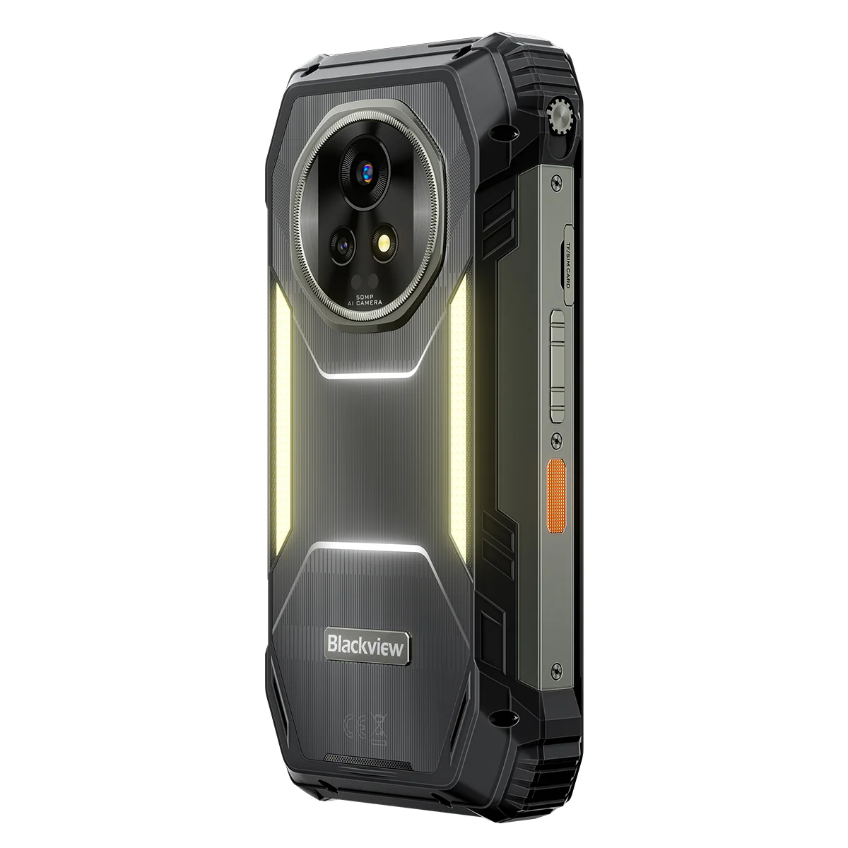 Blackview Xplore 2 Projector – Téléphone Robuste 5G AI – Écran AMOLED 6,73" 3,2K – Dimensity 8300 – Batterie 20 000 mAh – Lampe de Camping Intégrée - Image 6