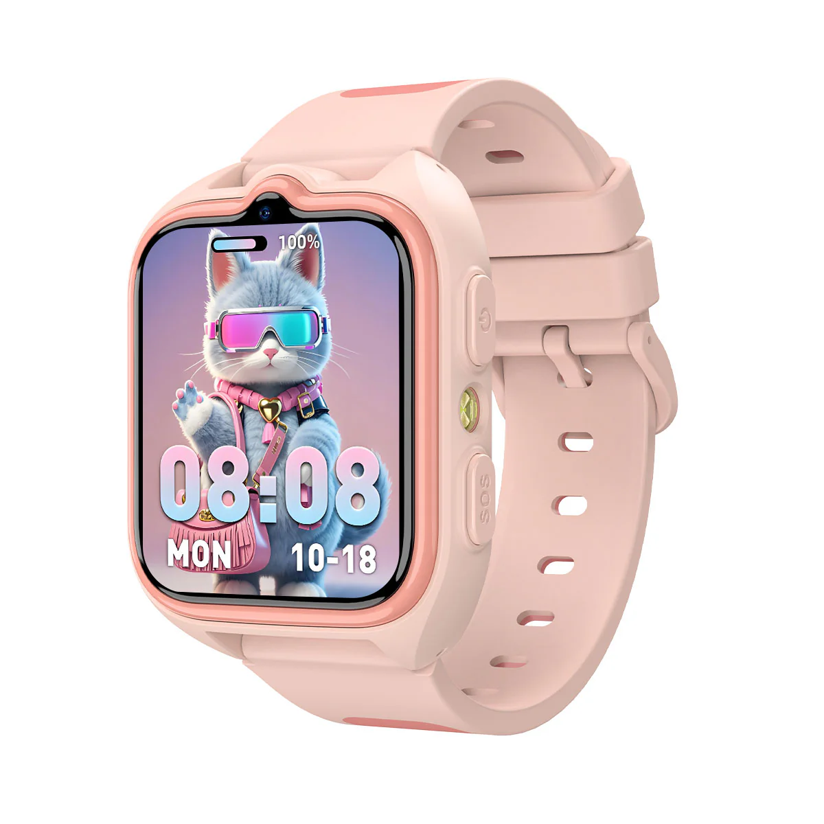 Blackview Z30 – Montre Connectée Enfants 4G avec GPS + Appels Vidéo – Écran 1,75" + Lampe Torche LED – Positionnement IA + Wi-Fi + LBS - Image 8